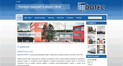 Desktop Screenshot of dotec-as.cz