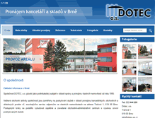 Tablet Screenshot of dotec-as.cz